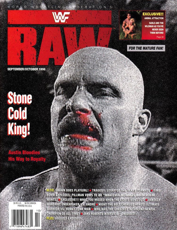 WWF Raw Magazine - Stone Cold (1996)