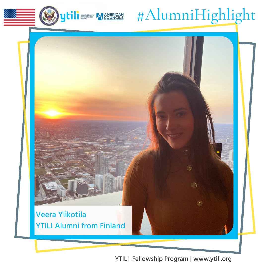 #AlumniHighlight Veera Ylikotil

"The YTILI Fellowship Program gave me more than I ever imagined. I was undergoing major changes in my life at the time and this program gave me valuable perspective on what I want to do with my life and with my business.

#YTILI #ExchangeOurWorld