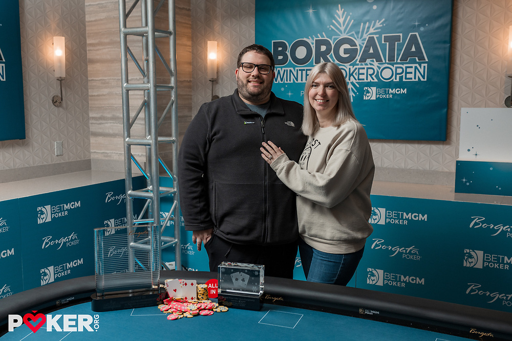 BetMGMPoker's tweet photo. “It doesn't feel real; it's just awesome. I always love coming here, staying here. Good food, good poker room, good vibes!” - Alex Queen, #BWPO Champion @BorgataPoker

Find out more about Queen's remarkable $613,063 winnings in the full recap! @pokerorg
https://t.co/wRmrxMCUgK https://t.co/i5gxIOVRoS