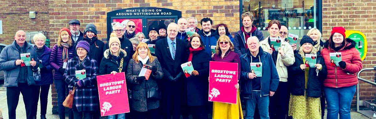 Now this is a canvass 👇👇 Absolutely fabulous day out canvassing with our Cllrs, Geoff Hoon & @ClaireWard4EM in Eastwood Thank you to all our members & supporters who came out for us today, means a lot - like old times ❤️ 💥Broxtowe Labour Cllrs Back Claire for Mayor 💥