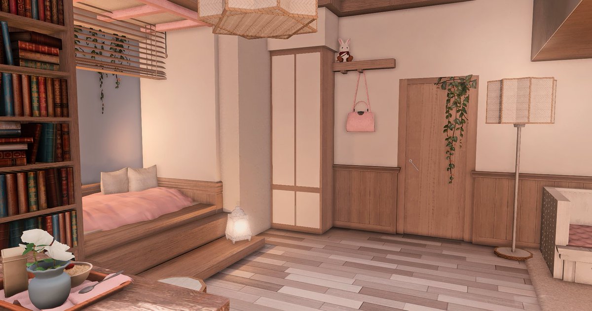 ChloeEzenia's tweet photo. Cute and pink! 

Mist 25th Ward / Plot 20 @ Phoenix

https://t.co/WqoryoIt98

#ffxivhousing #FF14housing #hgxiv #FF14ハウジング https://t.co/FdzajGMhrJ