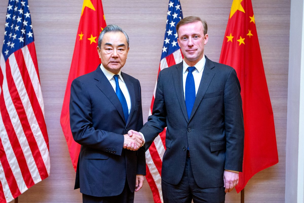 Just finished two days of meetings with Director Wang Yi in Bangkok to follow up on the Woodside Summit between President Biden and President Xi last November.
