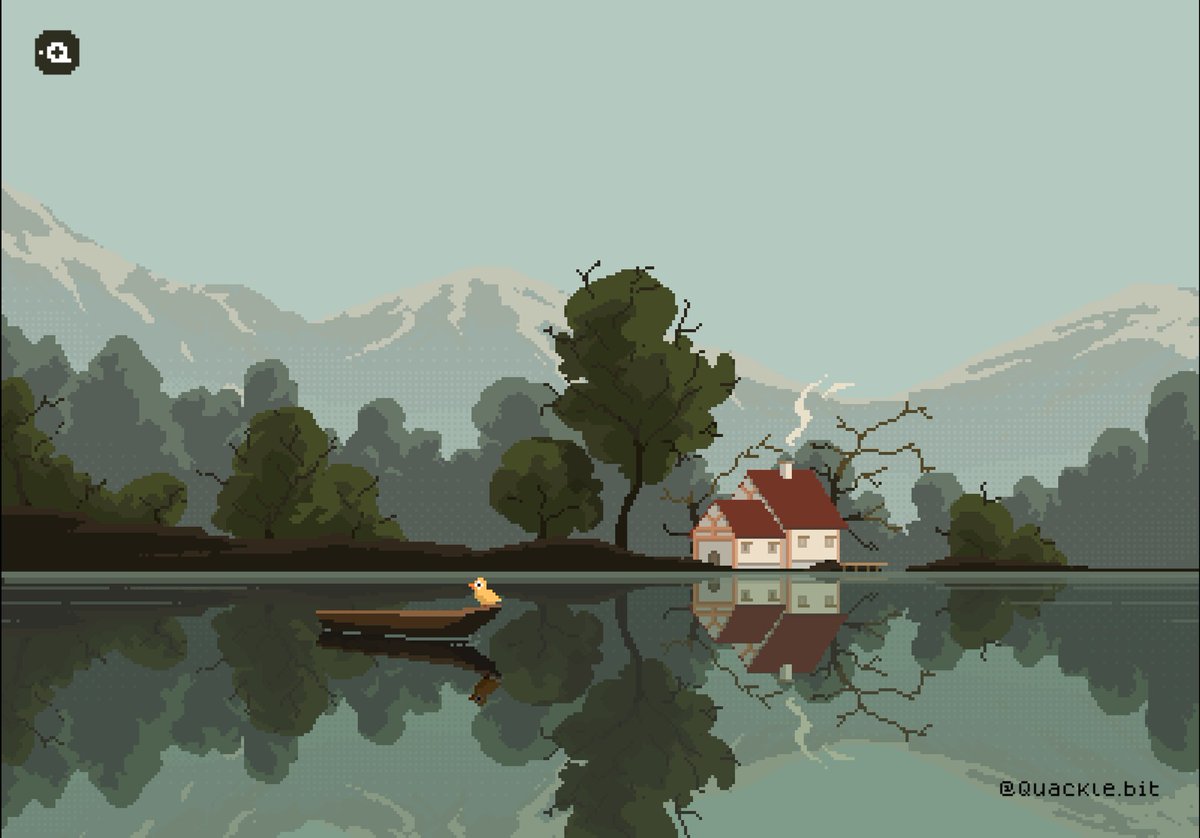 quacklebit's tweet photo. Enjoying every ordinary moments. 
#pixelart #duck #lofi #lofianimation #retro #retroinspired #gamedev #artwork https://t.co/oOOZvdC7mE