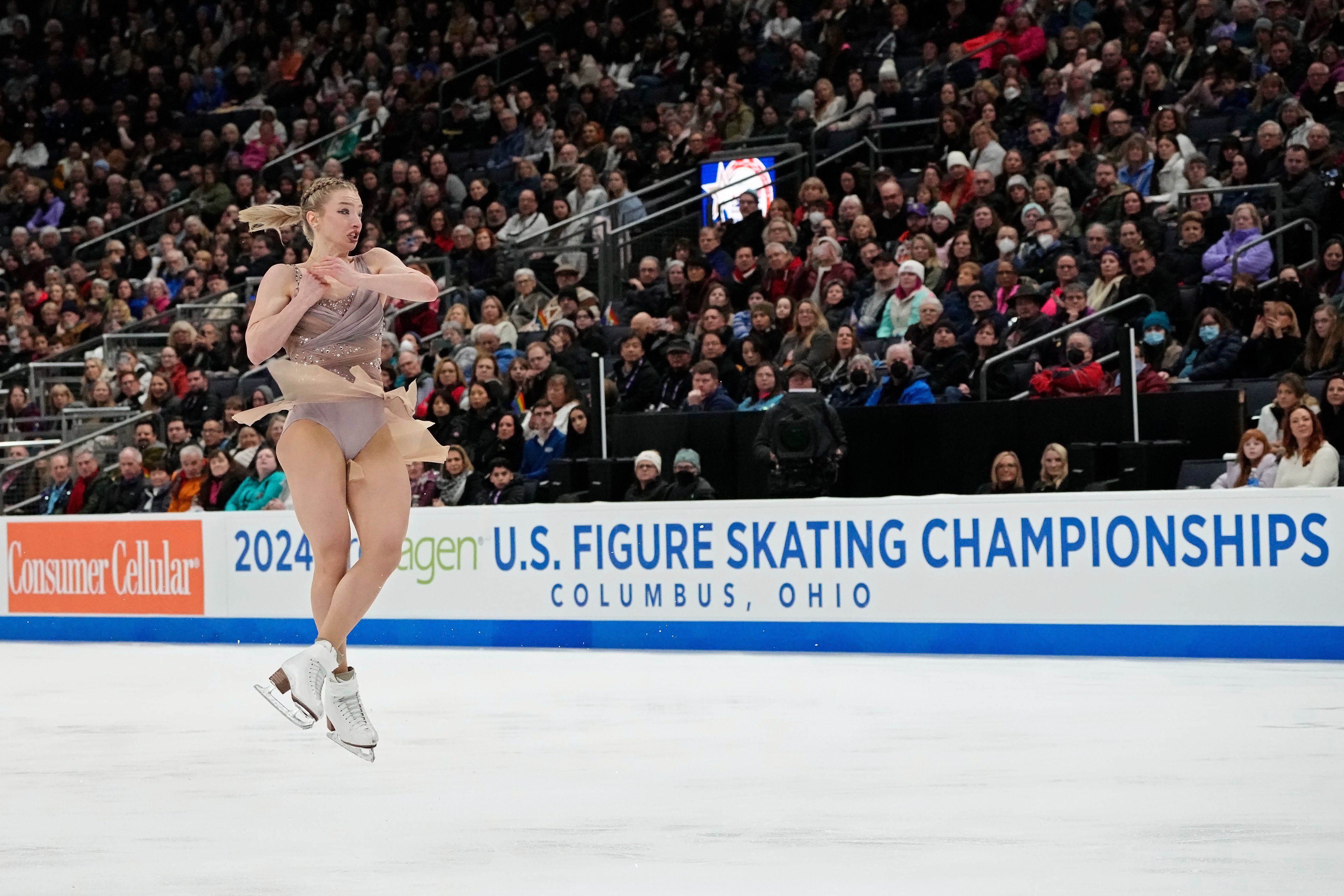 Figure skater Amber Glenn first LGBTQ+ woman to win the U.S. title