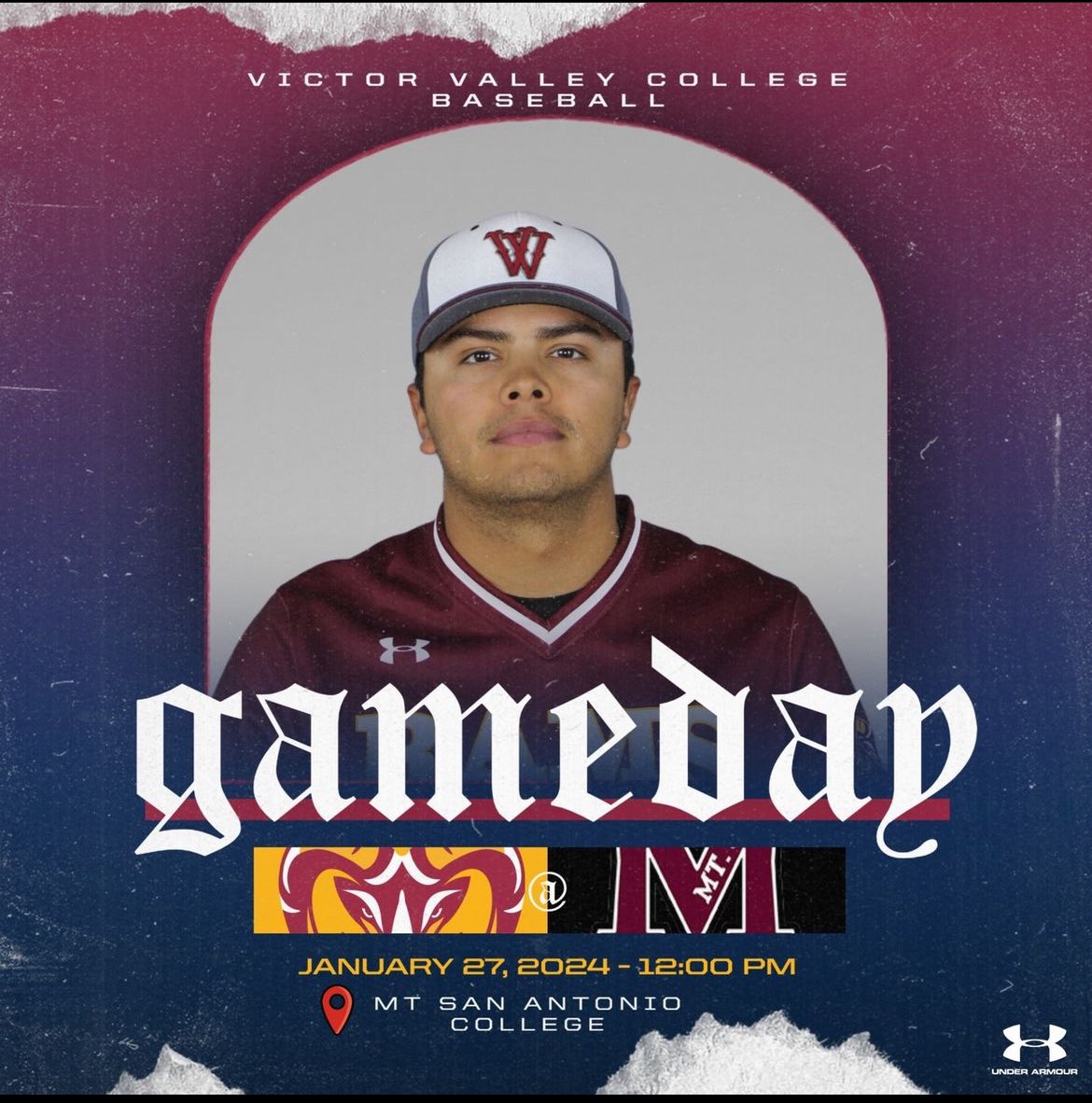 VVC Baseball kicks off their season today. We hit the road to Walnut, CA to take on Mt San Antonio College. Let's go Rams! Keep up with the game via live stats. athletics.vvc.edu/sports/bsb/202… . . . #VVC I #RAMS I #vvcathletics | #GoRams I #GoVVC I #baseball I #hornsup🤘