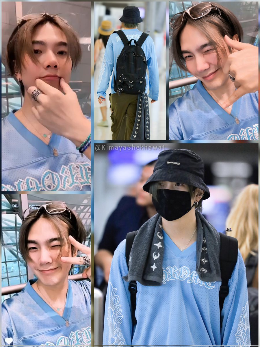 KimayaShekhawat's tweet photo. Build’s Airport Fashion!
🛬💙✨📸

This look of Build is so cute &amp; adorable 😍💙🥰

@JakeB4rever
#BuildFMinMNL
JAKAPAN IN MANILA D1
#BuildJakapan #Beyourluve https://t.co/kDL8G3jeh8