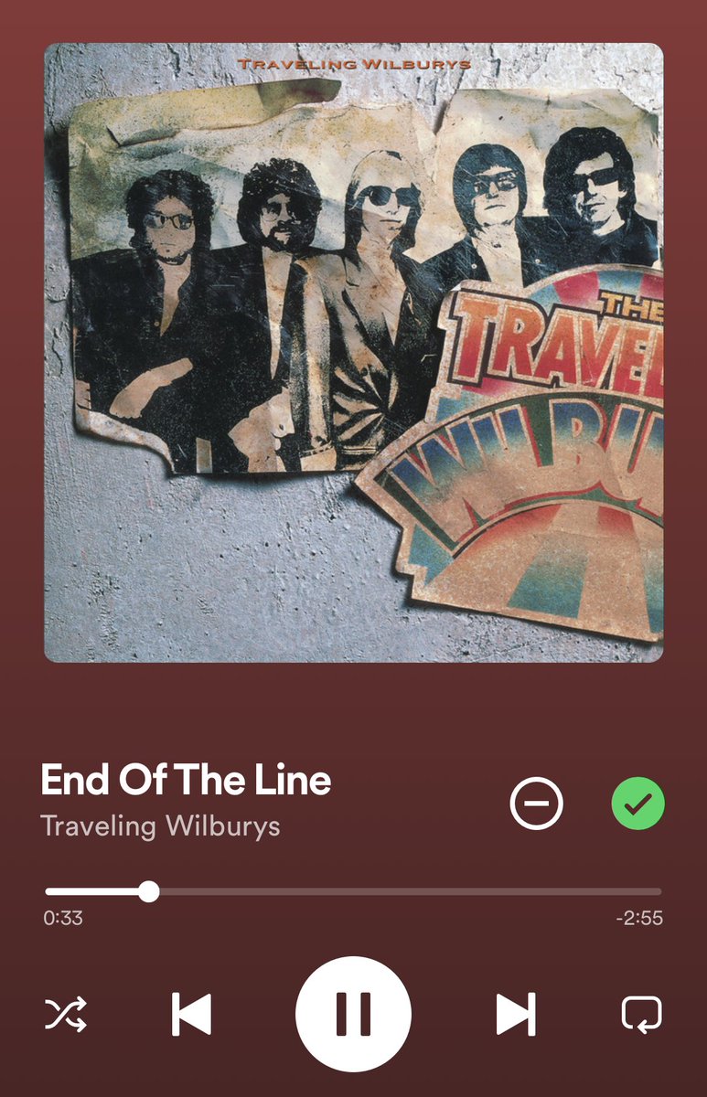 Well it’s alright… 😎✌🏻 #endoftheline #travelingwilburys #dylan #tompetty #music #spotify #swfl #puntagorda