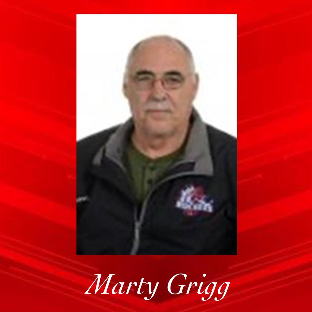 GoRocketsGOJHL's tweet photo. The Strathroy Rockets have lost a long time family member as Marty Grigg passed away yesterday afternoon around 5pm. 

Thank you again Marty for everything that you have done over the years and you will forever be a Rocket.

(1/2) https://t.co/rOsZhnLlUA