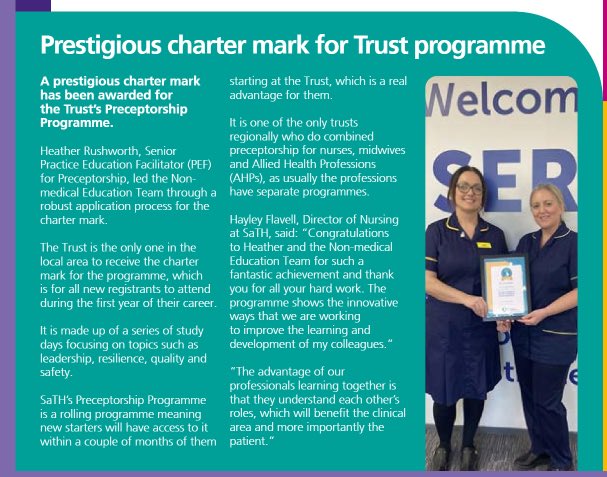 SaTH Allied Health Professionals tweet media