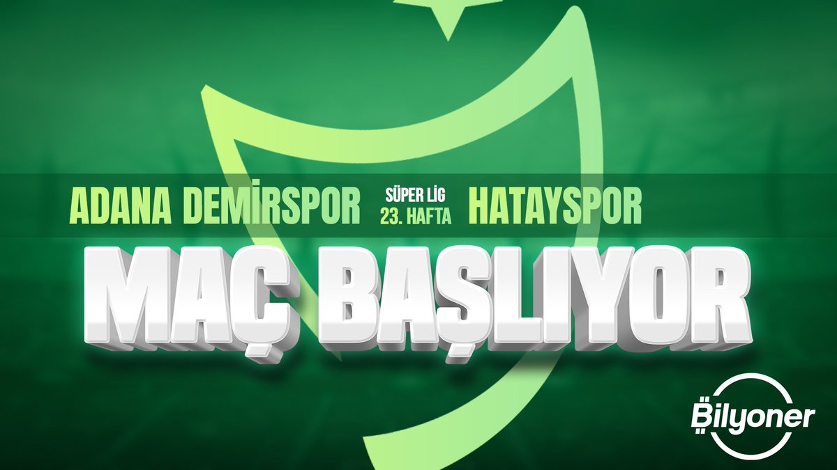 ⚽ <a href="/Bilyoner/">Bilyoner 💚</a> ile Maç Saati | Adana Demirspor-Hatayspor

◉ Adana Demirspor: 1.71
◉ Beraberlik: 3.14
◉ Hatayspor: 3.23

✅ Maçın Eğlencesi Bilyoner'e Girdiğin An Başlar! HEMEN OYNA! ➤ bit.ly/BilyonersenKaz…