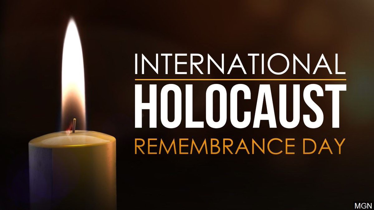 Never forgotten. Today we commemorate  #InternationalHolocaustMemorialDay. I stand with all of my Jewish brothers and sisters and remember the atrocities that were committed. May it NEVER. HAPPEN. AGAIN.