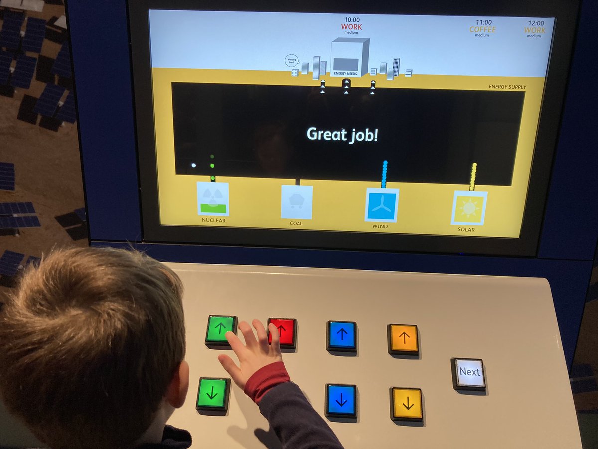 Learning how to balance the grid, age 6.