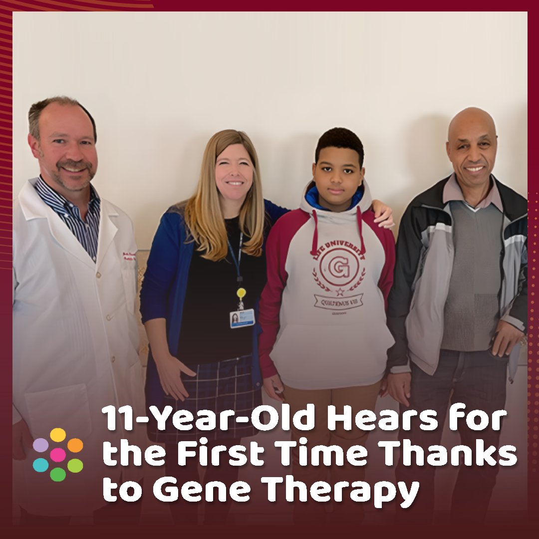 goodnewsnetwork's tweet photo. 11-Year-Old Moroccan Boy Hears for the First Time Thanks to Experimental Gene Therapy in Philadelphia

#goodnews https://t.co/Gba3GjFI2c
