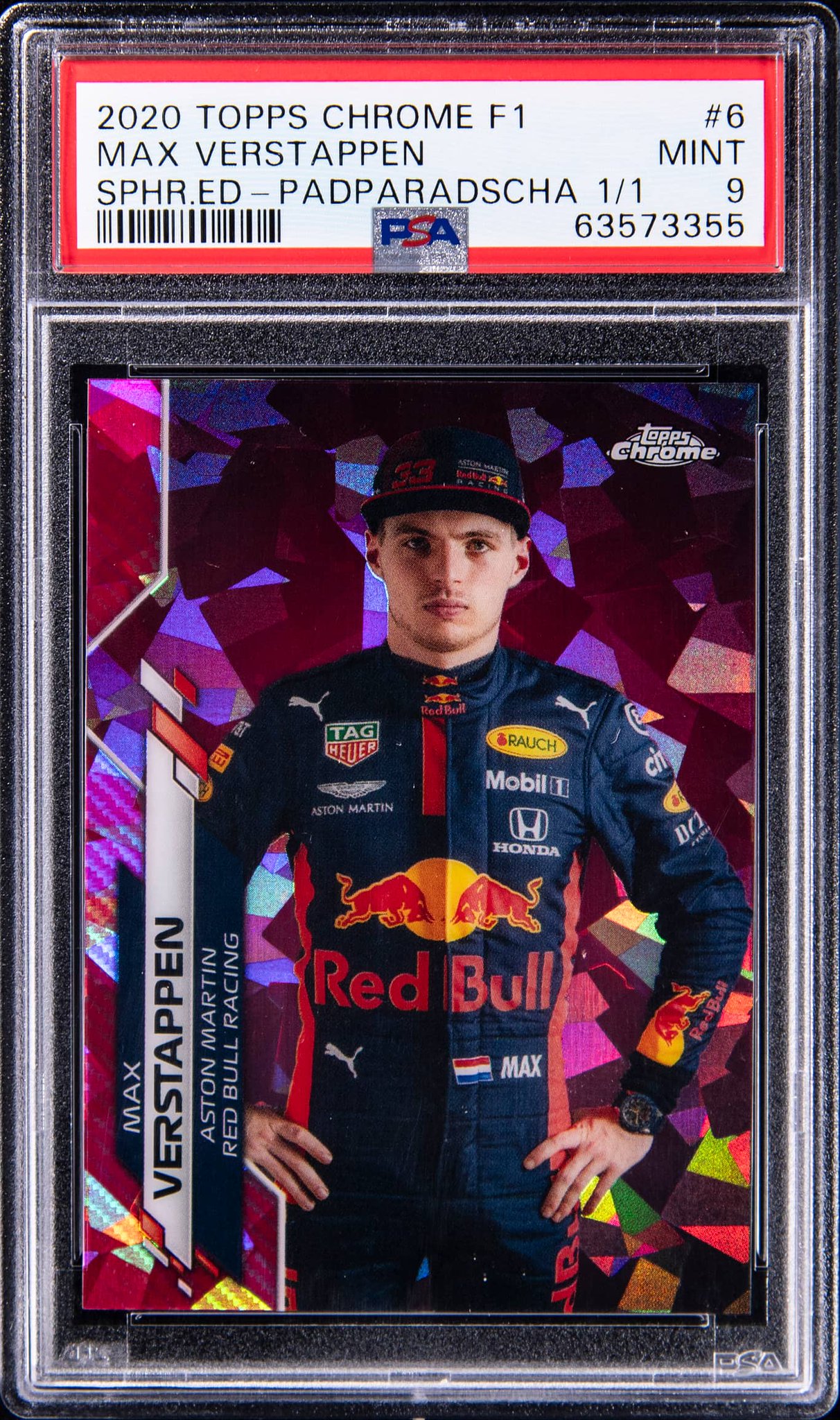 2020 Topps Formula 1 Max Verstappen リフ 2020 topps f1 Max verstappen Sapphire鑑定済