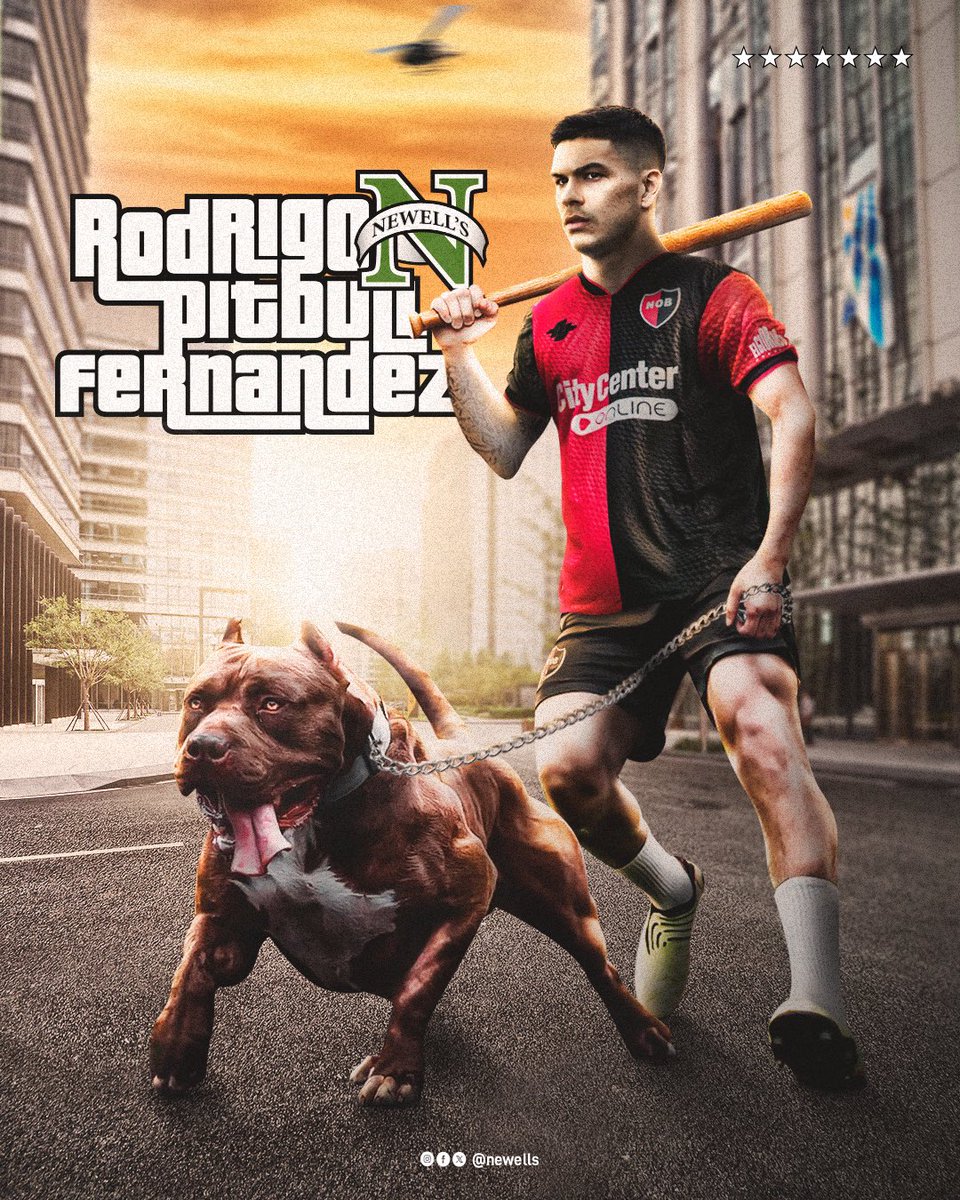 Newells's tweet image. Bienvenido, Pitbull 👊🏼🔪