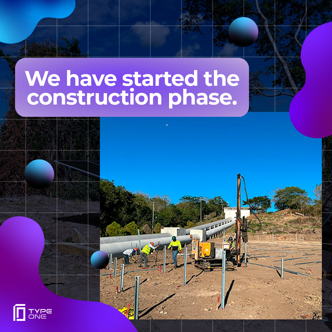 Río Sucio is now in the construction phase! We're thrilled to witness the progress of the project we're funding. Thanks to the support of our partner @anchorenergy_. 🚧🌞 #RenewableEnergy #SolarProject