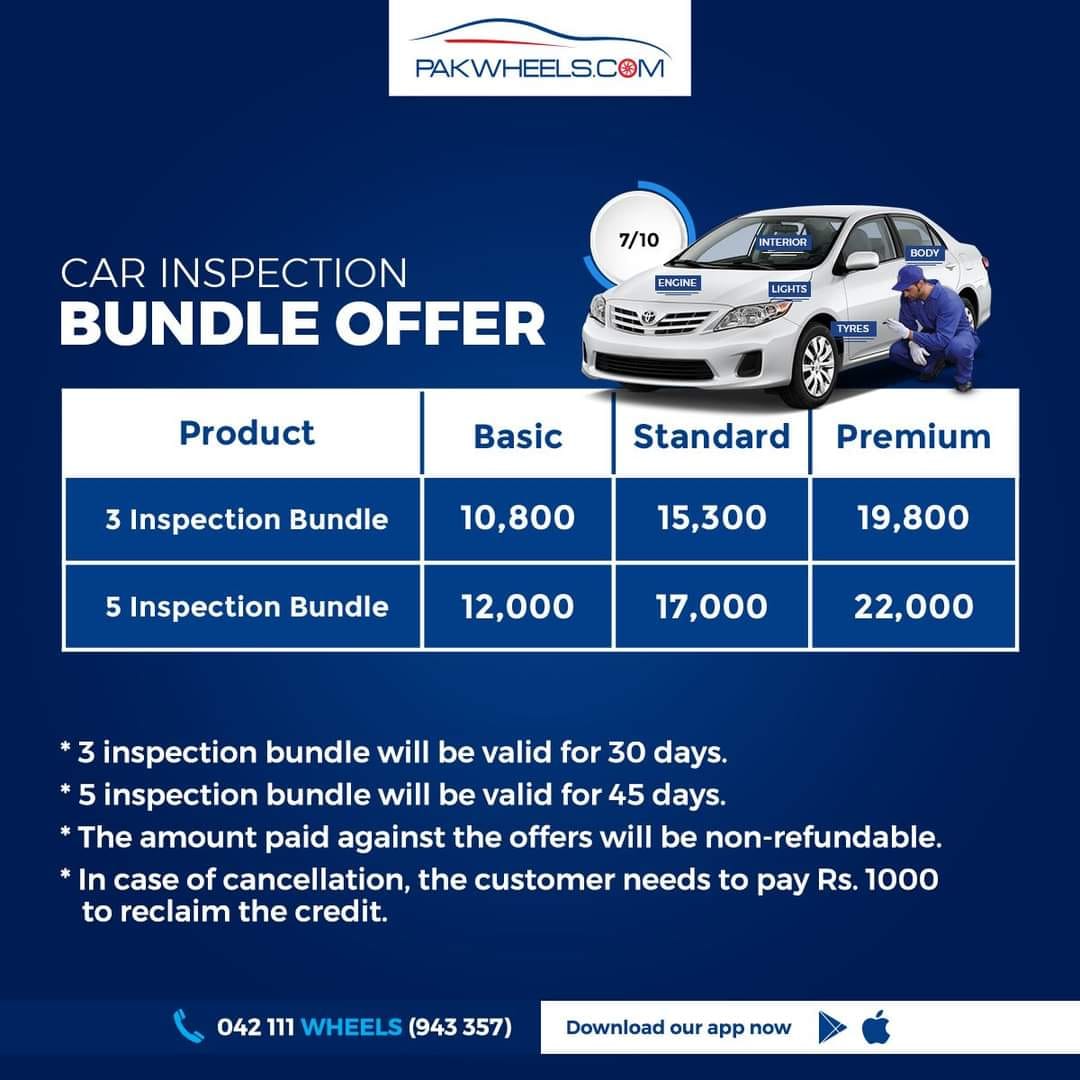 PakWheels's tweet photo. PakWheels sey apni gaari ki inspection karwein ab apne shehr mein!🤩
Book PakWheels inspection service at your doorstep: https://t.co/0QY0vR9aIx
Call us at 042-111-943357
#PakWheels #CarInspection #PWInspection https://t.co/oYntNUn7CK