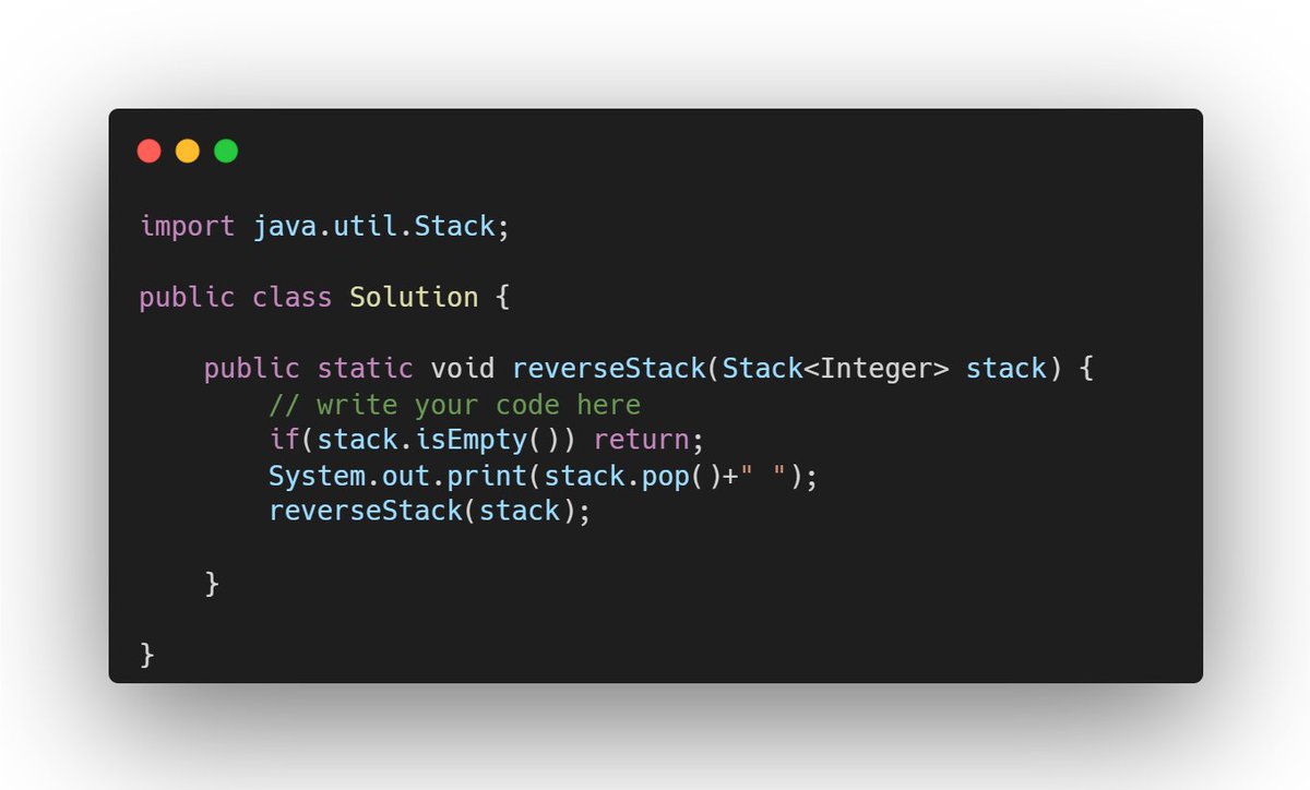 ashok_d7's tweet photo. Day 77 of my #100daysofcode 🌟

I have solved 4 Problems from @striver_79 A2Z DSA Sheet.

✅8. String to Integer (atoi)
✅50. Pow(x, n)
✅ Sort Stack
✅Reverse Stack Using Recursion

#27 of 2024 💫

#buildinpublic https://t.co/a0roLMgjtQ