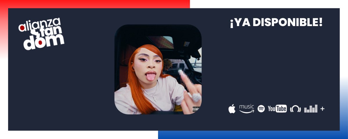 AFandomsPy's tweet photo. 🆕| Ya esta disponible la nueva canción ‘Think U The Shit (Fart)’ de @IceSpice en todas las plataformas digitales de música.

¡Escúchalo ahora! https://t.co/4k7XpXKvXu