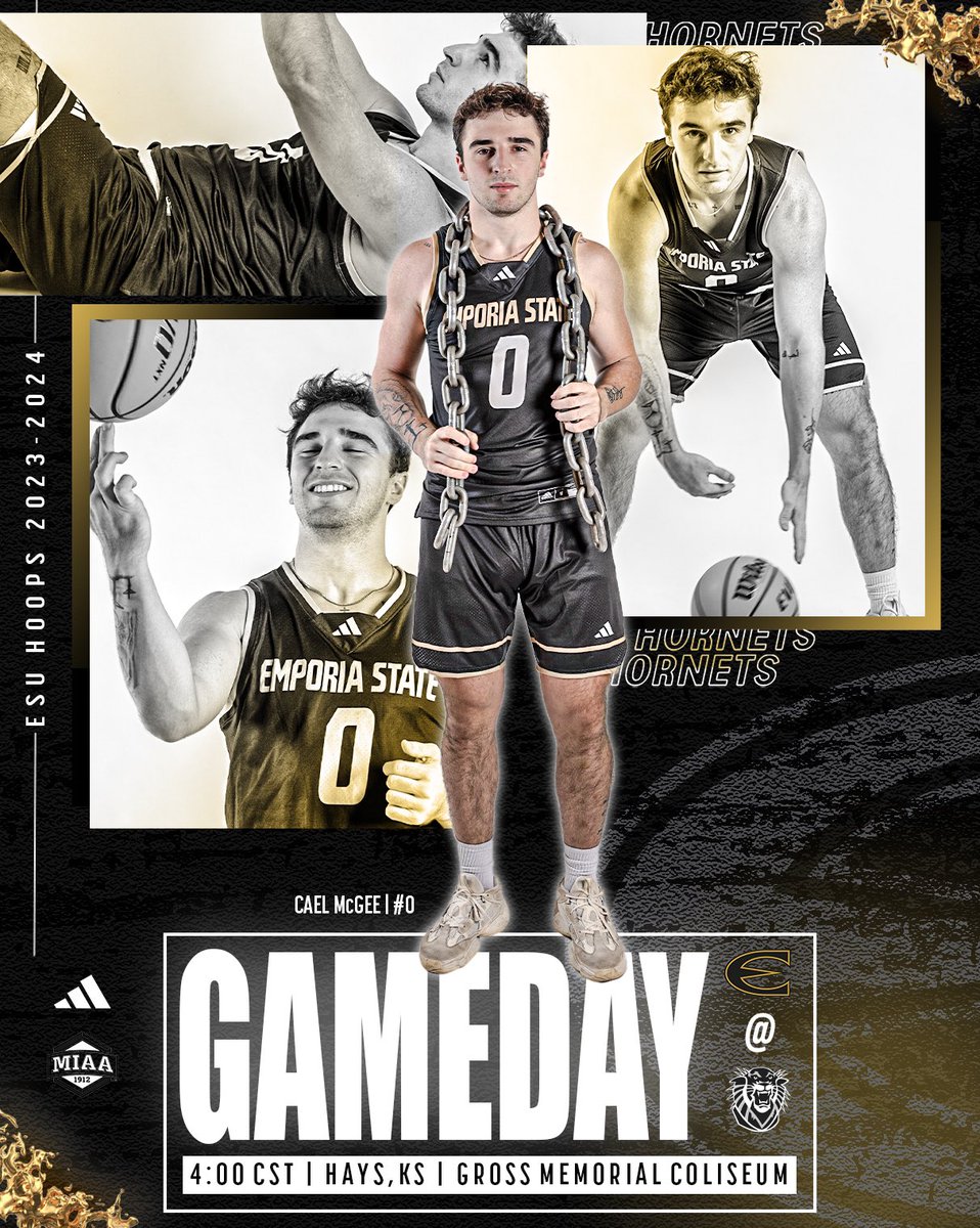 🚨🚨🚨

#GameDay

🆚 : Fort Hays State
📍 : Hays, KS
⏰ : 4:00 PM CST
📊 : esuhornets.com/sidearmstats/m…
🎙 : KFFX 104.9FM
📺 : themiaanetwork.com/esuhornets/
🐝 : #GoEmporia ||| #StingersUp