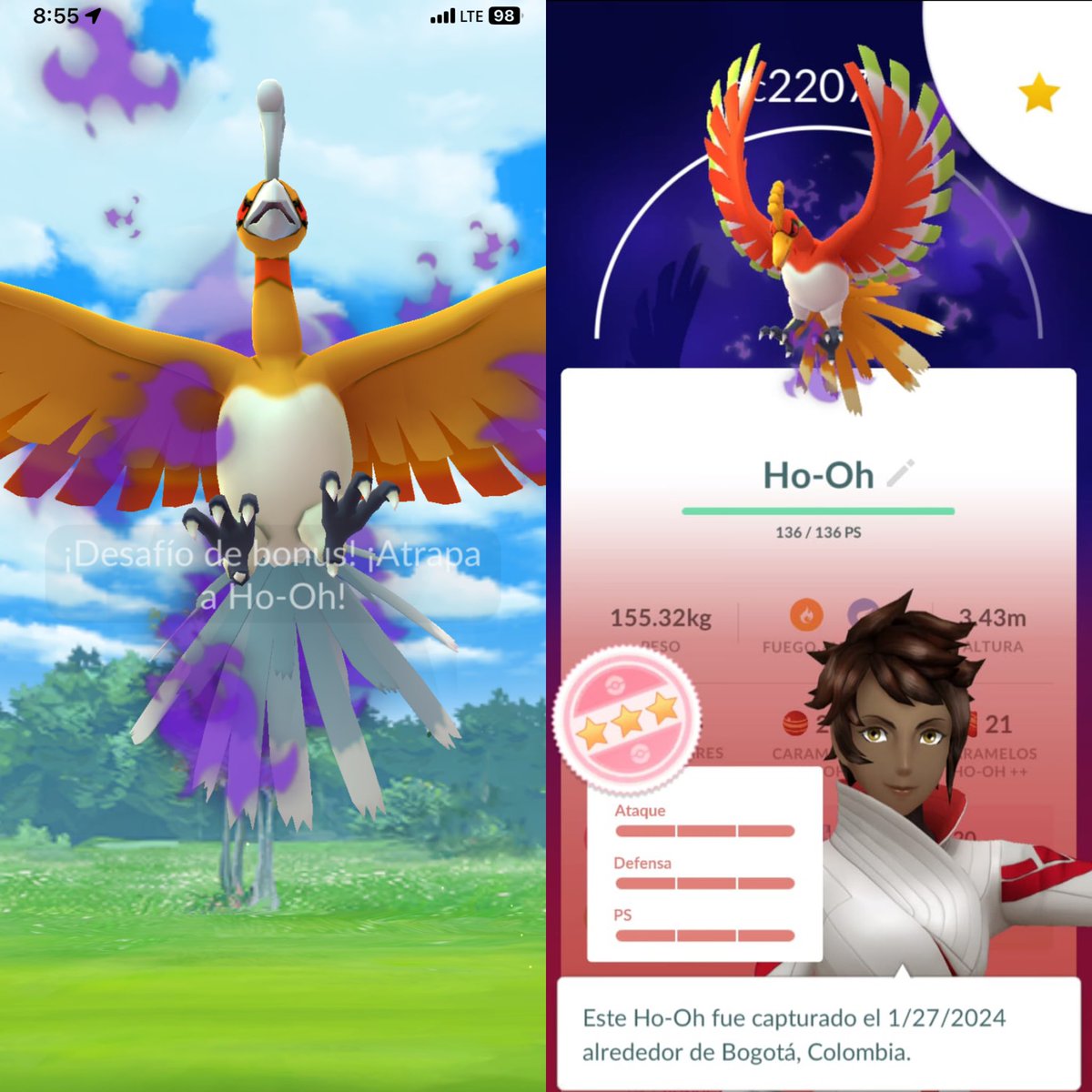 JuanTl50's tweet image. Ho-Oh💯
Shadow Hundo

Shiny
Shadow Ho-Oh 

#PokemonGo
#ShadowHoOh