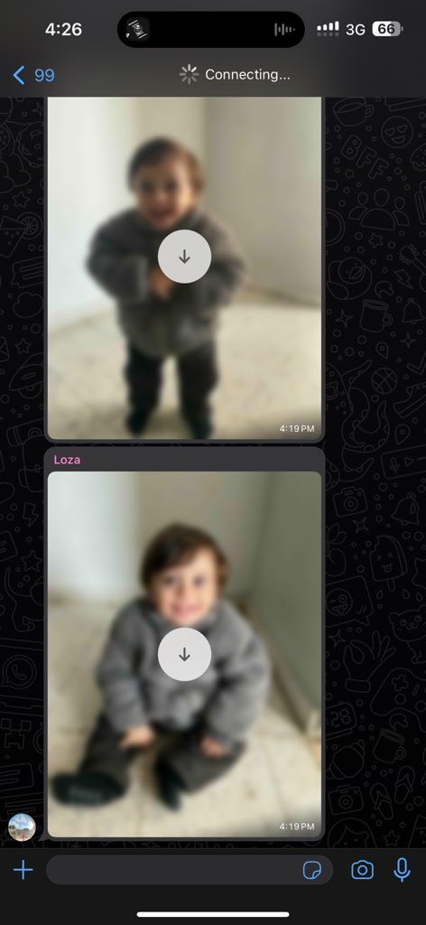 I have been trying to load my nephews photos for hours 🥲
The internet is back but is very weak.

Very tiny stuff and details that mean ALOT