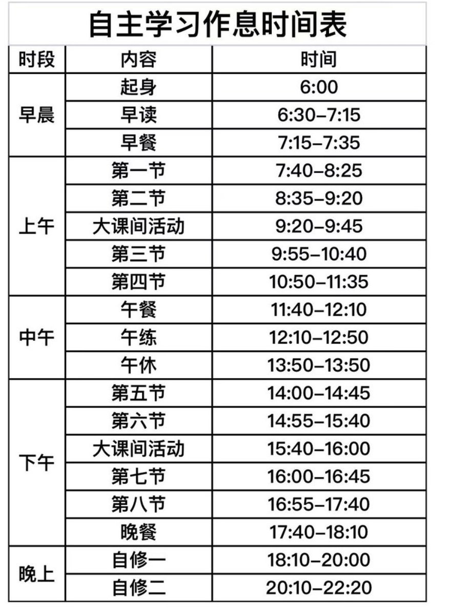 whyyoutouzhele's tweet photo. 有江苏学生发来一份假期自主学习作息表显示
即使在放假期间，他们仍然要每天按学校时间在家学习上网课。 https://t.co/PHg9jZWyoA
