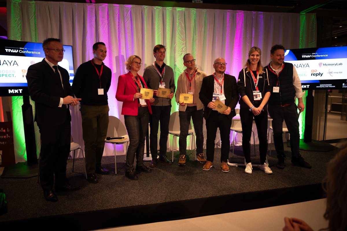 discovernaya's tweet photo. Who’s got the golden ticket? 🎟️

Naya, along with four other promising Groningen startups, have received a golden ticket to the @thenextweb Conference, happening this June in Amsterdam 🥳

#TNWConference #NayaCreate #tech https://t.co/1GlUoqaGDk