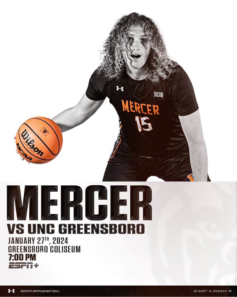 Going after Greensboro today💪🏼  🆚UNC Greensboro 🕖7 p.m.  📍Greensboro, N.C.  🏟️Greensboro Coliseum  🖥️ESPN+ : es.pn/3SzTemj  📊Live Stats: bit.ly/3ShUdGk  🎙️SportsMic: bit.ly/3qYPeRj  #RoarTogether | #BearNation