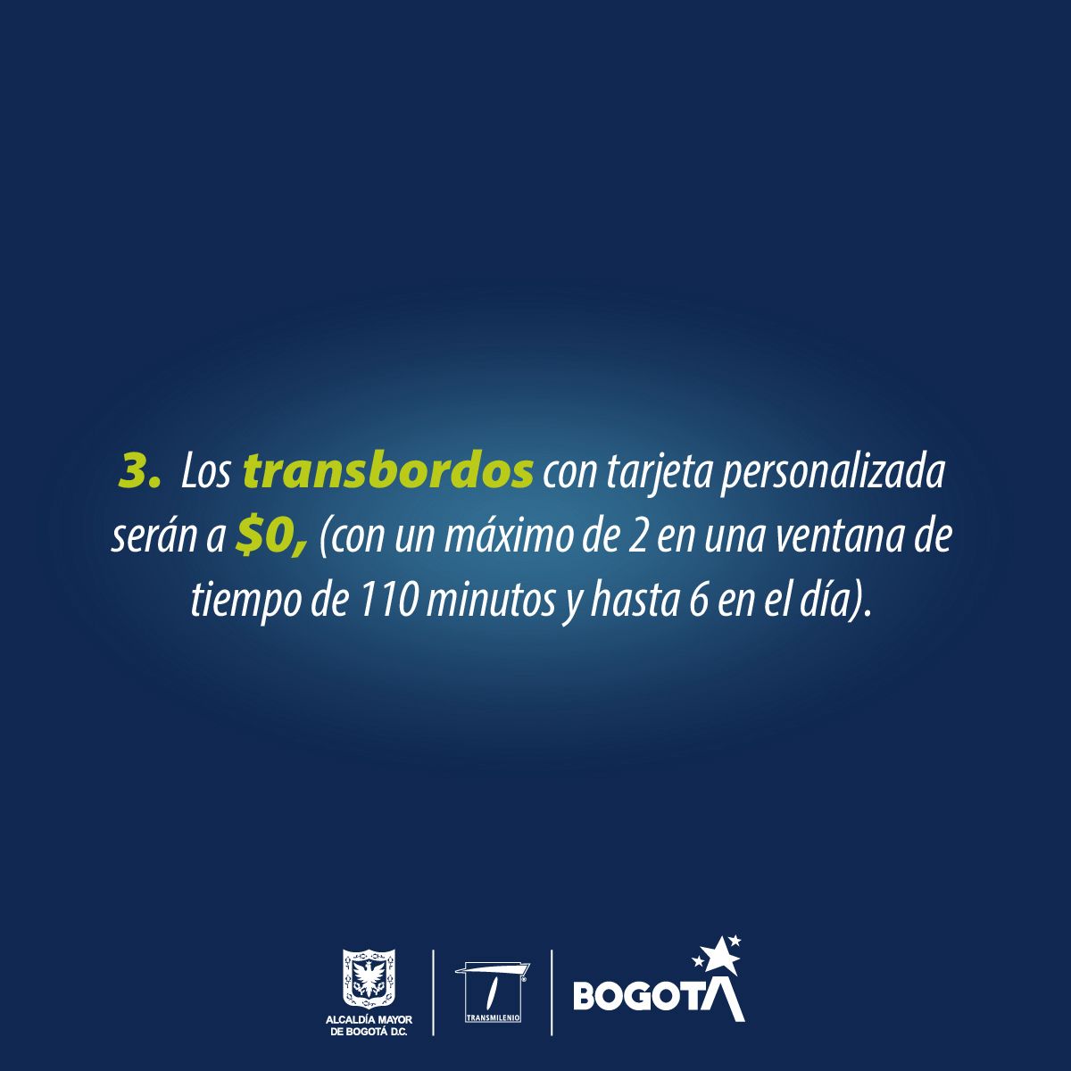 teusaquillo13's tweet image. 📣 ¡Te tenemos una gran noticia!

El valor del pasaje de Transmilenio 🚌 ¡No sube, se mantiene! 

Que este valor se mantenga y las condiciones del servicio mejoren ¡Depende de todos! 

✅ Cuidemos los buses y las estaciones 🚯🖍️

✅ Si ves a un #colado ¡Reporta!