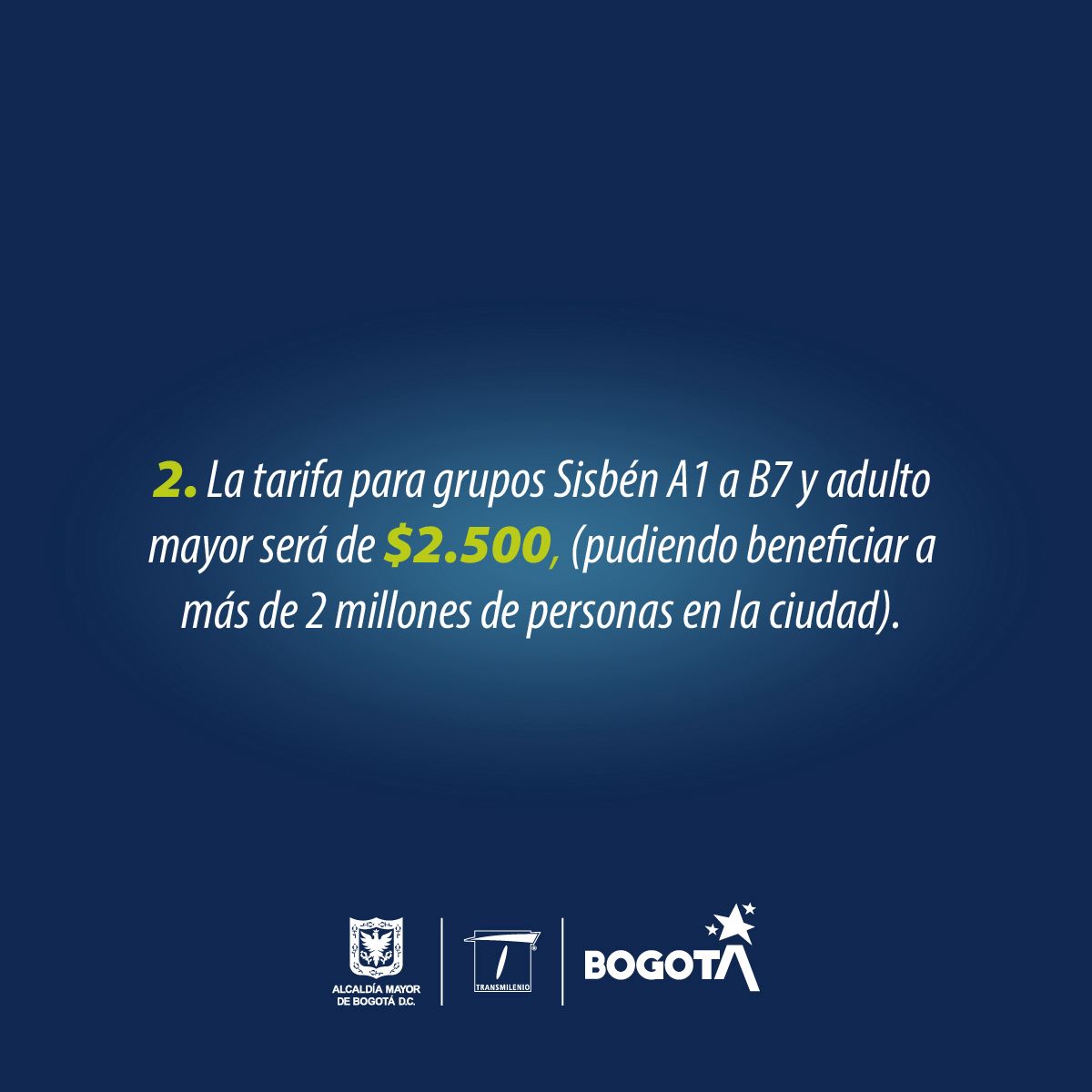 teusaquillo13's tweet image. 📣 ¡Te tenemos una gran noticia!

El valor del pasaje de Transmilenio 🚌 ¡No sube, se mantiene! 

Que este valor se mantenga y las condiciones del servicio mejoren ¡Depende de todos! 

✅ Cuidemos los buses y las estaciones 🚯🖍️

✅ Si ves a un #colado ¡Reporta!