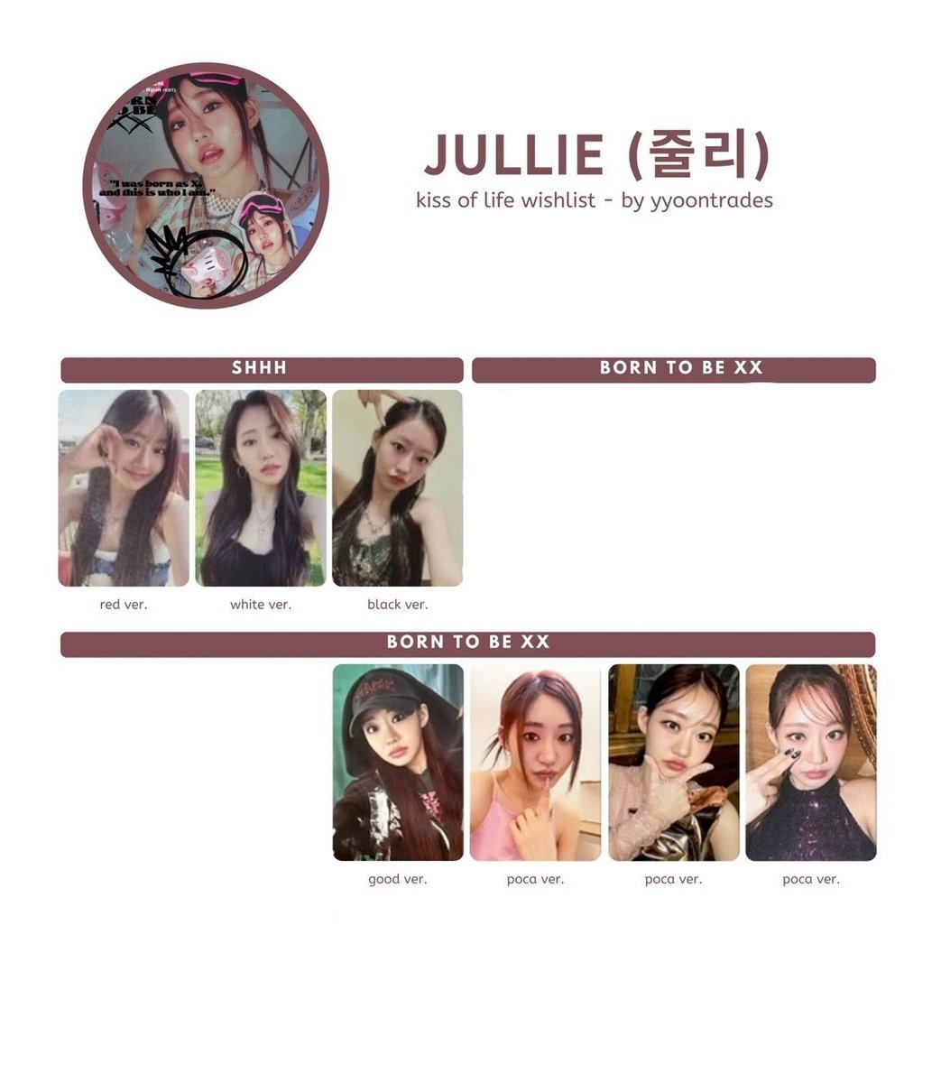 julie kiof kiss of life satis
bunlardan birkac tane oldugu go acan ya da devreden var mi 
<a href="/kissoflifesatis/">Kiof★</a>