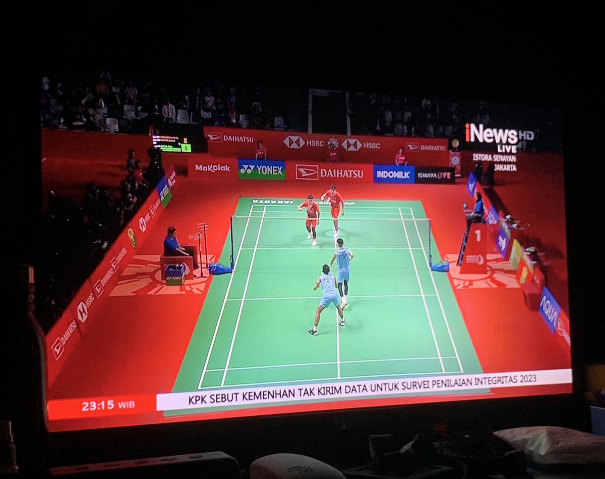 ayamalpa's tweet photo. No tv score board-Kamera steady ga gerak cuman 1 pov doang, Ada apa @officialinews_ ?? #DAIHATSUIndonesiaMasters2024 https://t.co/AJEcUsfNuk