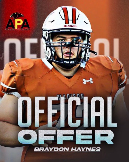 braydon haynes (@braydonhaynes72) on Twitter photo I’m blessed to receive a offer from advance prep academy <a href="/AdvancePrepPG/">Advance Prep Academy</a> @KardariusCross <a href="/MStrunkCoach/">Mike Strunk</a> #blessed #godisgood I’m blessed to receive a offer from advance prep academy <a href="/AdvancePrepPG/">Advance Prep Academy</a> @KardariusCross <a href="/MStrunkCoach/">Mike Strunk</a> #blessed #godisgood