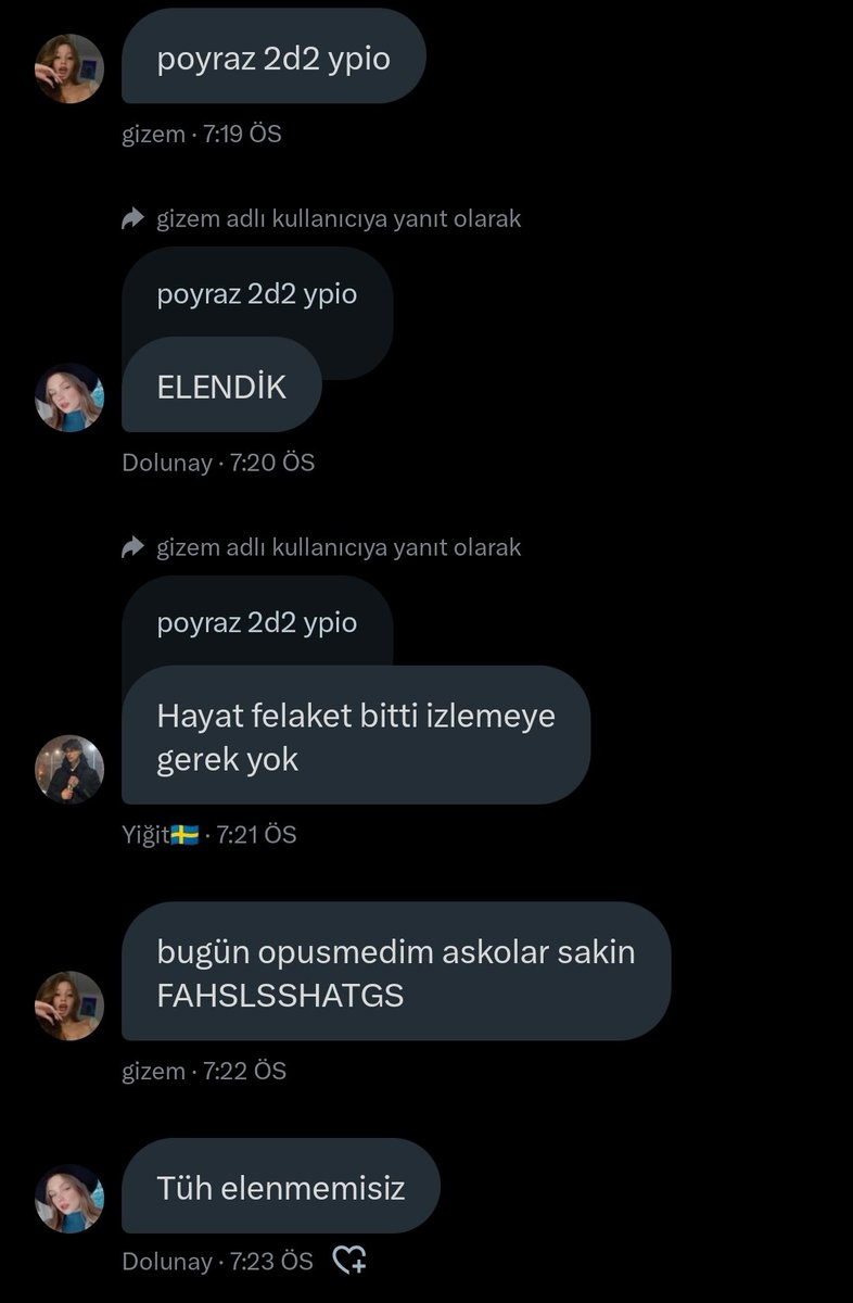 bugün de elenmediğimiz için yakıyoruz