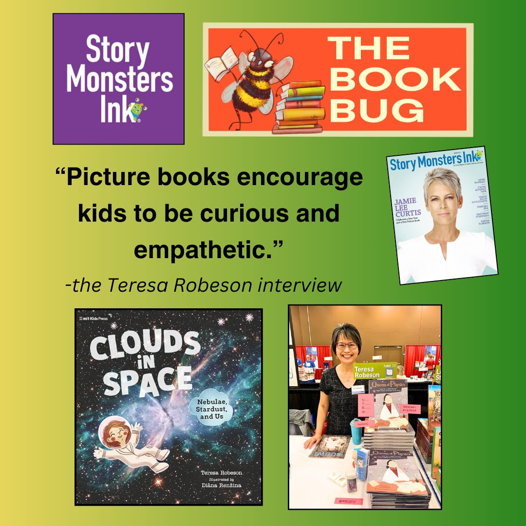 Raven Howell (@atpearthkeeper) on Twitter photo Queen of Physics? Two Bicycles in Beijing? Author <a href="/TeresaRobeson/">Teresa Robeson 何顥思</a> gives the scoop on her best selling books and the "Clouds in Space" on the horizon.
#thebookbug #authorinterview #childrensmagazine <a href="/StoryMonsters/">Story Monsters</a> #childrensbooks #childrensauthor <a href="/UnionSquareKids/">Union Square Kids</a> <a href="/MITKidsPress/">MIT Kids Press</a> Queen of Physics? Two Bicycles in Beijing? Author <a href="/TeresaRobeson/">Teresa Robeson 何顥思</a> gives the scoop on her best selling books and the "Clouds in Space" on the horizon.
#thebookbug #authorinterview #childrensmagazine <a href="/StoryMonsters/">Story Monsters</a> #childrensbooks #childrensauthor <a href="/UnionSquareKids/">Union Square Kids</a> <a href="/MITKidsPress/">MIT Kids Press</a>