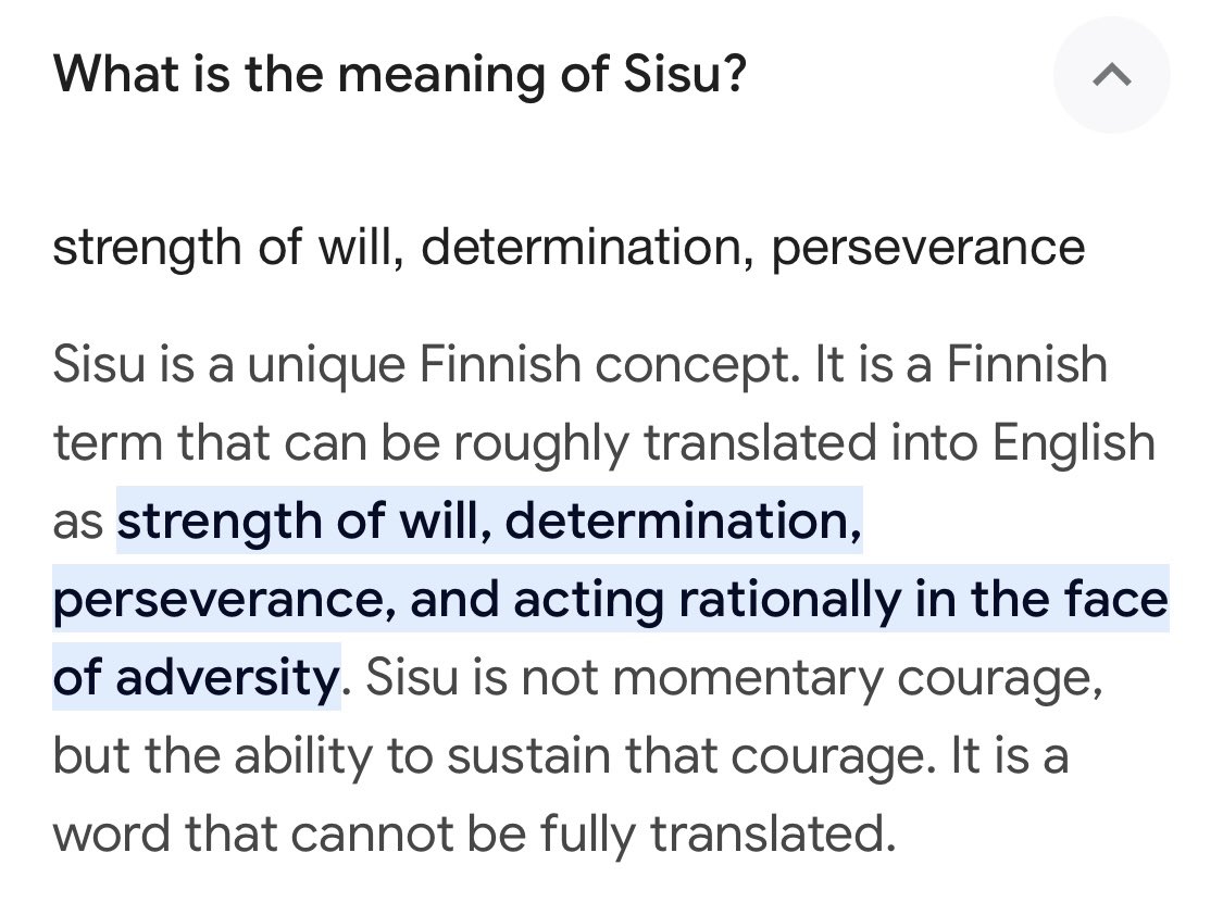My Finnish friend Noora Honkala and I talked about our mantras 🦸‍♀️🧠💪! I have a couple I think about when the going gets tough 👊. I enjoyed learning about the Finnish word Sisu- swipe to read about it 🫶🇫🇮.

What’s your mantras?