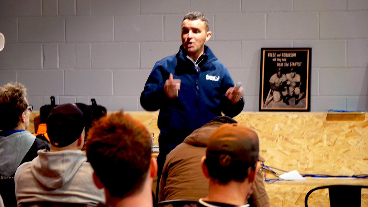 bsuk's tweet photo. With a big year coming for @MLBEurope First Pitch, Jon Rye (@BubbleScruffHQ) gives the assembled coaches a whirlwind tour of the programme!

Read all about First Pitch in 2023: https://t.co/Dxp4TuJkMN https://t.co/5jXS71yAAF
