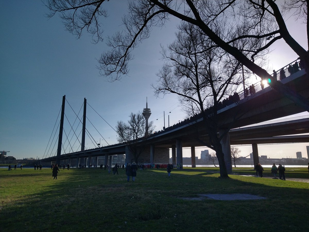 Quasselkasper1's tweet photo. @sonja_weihrauch Es war unfassbar gut, auf der Rheinwiese zu sitzen und es kamen ewig Leute nach. #D2701 #dus2701 https://t.co/chEWRGab5L