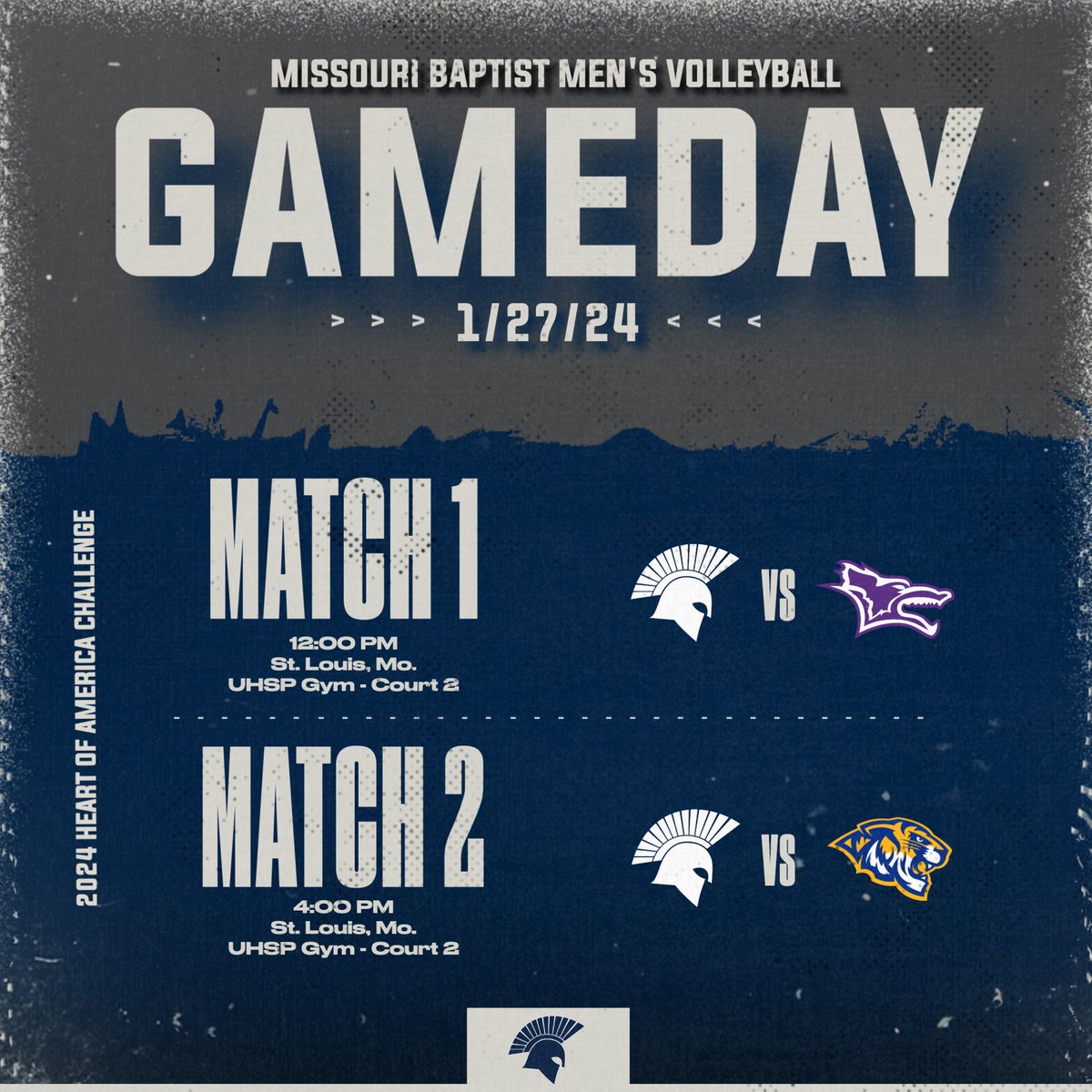 Today's HOA challengers include Kansas Wesleyan and Central Christian College. Lookin' to close out opening weekend on a high note!

📍 – UHSP Gymnasium - Court 2
🕛 – 12:00 PM &amp; 4:00 PM
💻 – eutecticsports.com/links/edj9cc
📊 – statb.us/b/515754 &amp; statb.us/b/515759