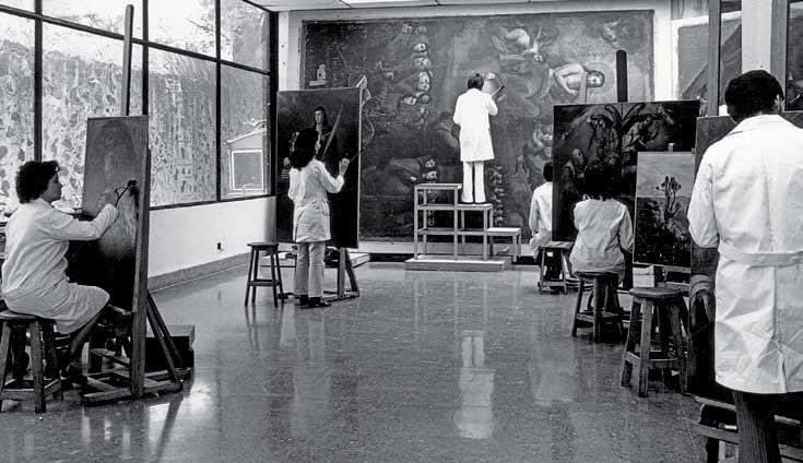 museoimaginario's tweet photo. En el Día Internacional de las y los Conservadores Restauradores, esta imagen nos traslada a los talleres del Exconvento de Churubusco en 1970, lugar de formación profesional para tantas generaciones que ahí estudiamos.
Fototeca CNCPC-INAH
#DiaCR #27eDiaCR #OrgulloCR #Retro https://t.co/sTxyHv59XV