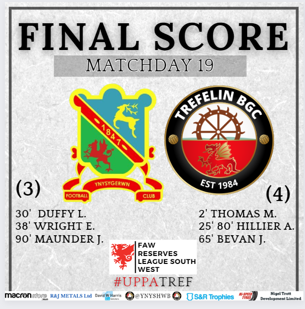 trefelinbgc's tweet photo. Final Score ⚽

Massive thanks to @FcYnysygerwn  for making a kind donation to our Great Ormond Street Hospital bucket ❤️
(More info about our Charity Race Night will be posted soon!) https://t.co/xTs9dKqyOi