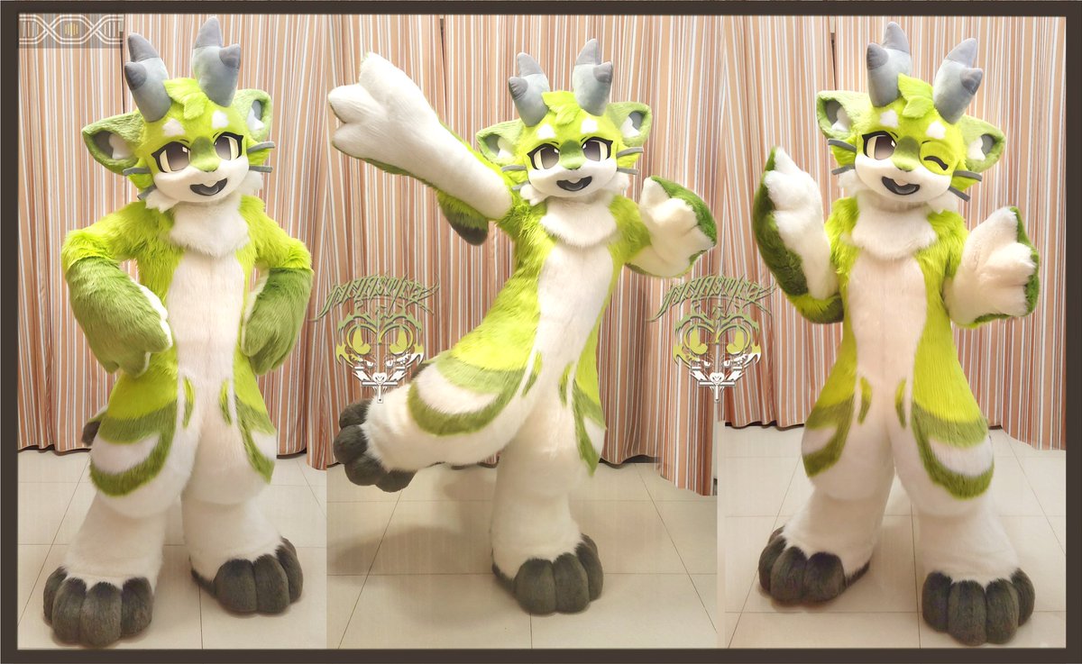 SeijiOno2's tweet photo. 🍋Fursuit Showcase ②
🦈More eyelids added! Also come and check out the video about this lemon cake! 
https://t.co/ViXBi5Gts0
🦈Lemon Shark Kun fullsuit commission completed for @Yuiaaaaa_ https://t.co/1pySS6EA4z