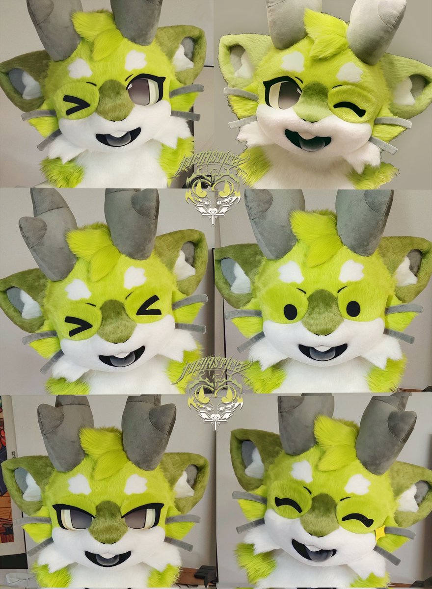 SeijiOno2's tweet photo. 🍋Fursuit Showcase ②
🦈More eyelids added! Also come and check out the video about this lemon cake! 
https://t.co/ViXBi5Gts0
🦈Lemon Shark Kun fullsuit commission completed for @Yuiaaaaa_ https://t.co/1pySS6EA4z