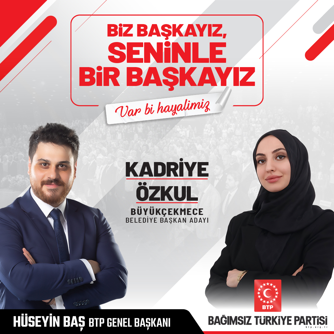 Partimizin İstanbul-Büyükçekmece Belediye Başkan Adaylığına seçilen Sn. Kadriye Özkul’u kutluyor, Büyükçekmece ilçemize hizmet edebilme yolunda kendisine başarılar diliyoruz. @kadriyeozkull Kadriye Özkul, 1990 yılında Ankara’da doğmuştur. Lisans eğitimini Balıkesir…