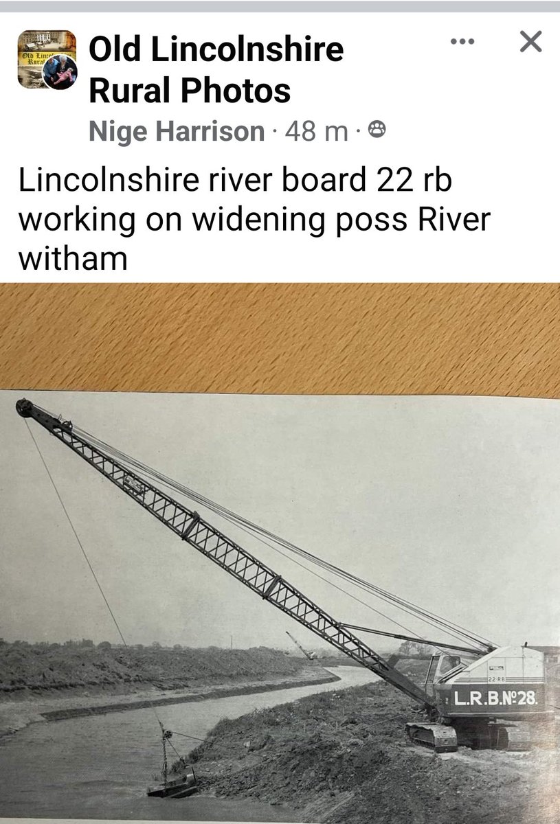 In the days when money was spent relieving flood problems.