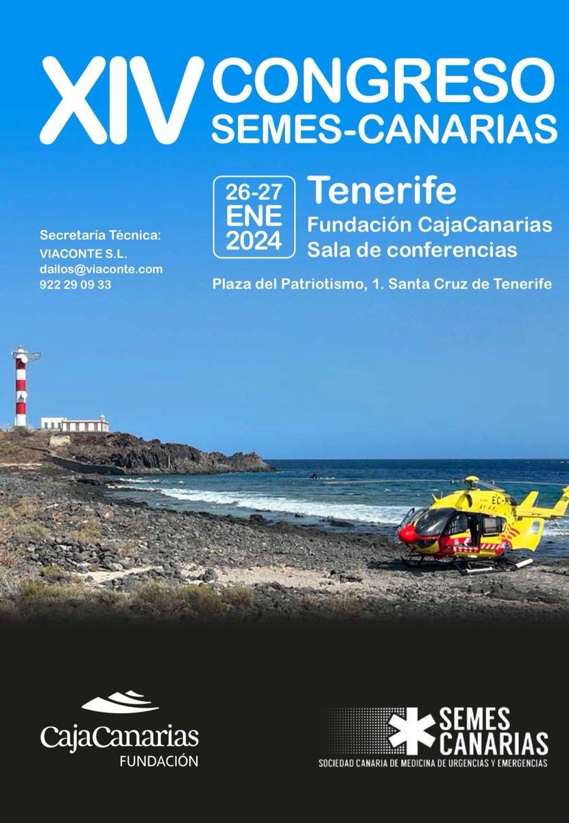 millanjav's tweet photo. Un placer coincidir y compartir un rato con grandes de la Medicina de Urgencias y Emergencias de los que poder aprender en el XIV Congreso de @Semes_Canarias. Enhorabuena y gracias por la oportunidad!! #EspecialidadUrgenciasYA https://t.co/uLewlDnGhp