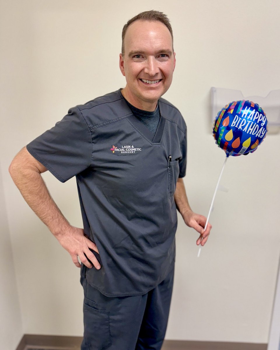 SLOlasik's tweet image. Happy Birthday, Dr. Goodman! 🎉 Today, we celebrate the exceptional Dr. Goodman and all the incredible work he does! Thank you for your unwavering dedication to patient care and for being a beacon of kindness to both patients and staff! #HappyBirthday #SLOLASIK