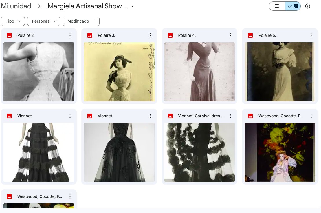 GallianaLa's tweet image. This is what my Google Drive looks like after the @Margiela show. Thank goodness that there are still designers like #Galliano, capable of making you fall even more in love with fashion, and that after seeing his last show your first impulse is to look for references and learn...