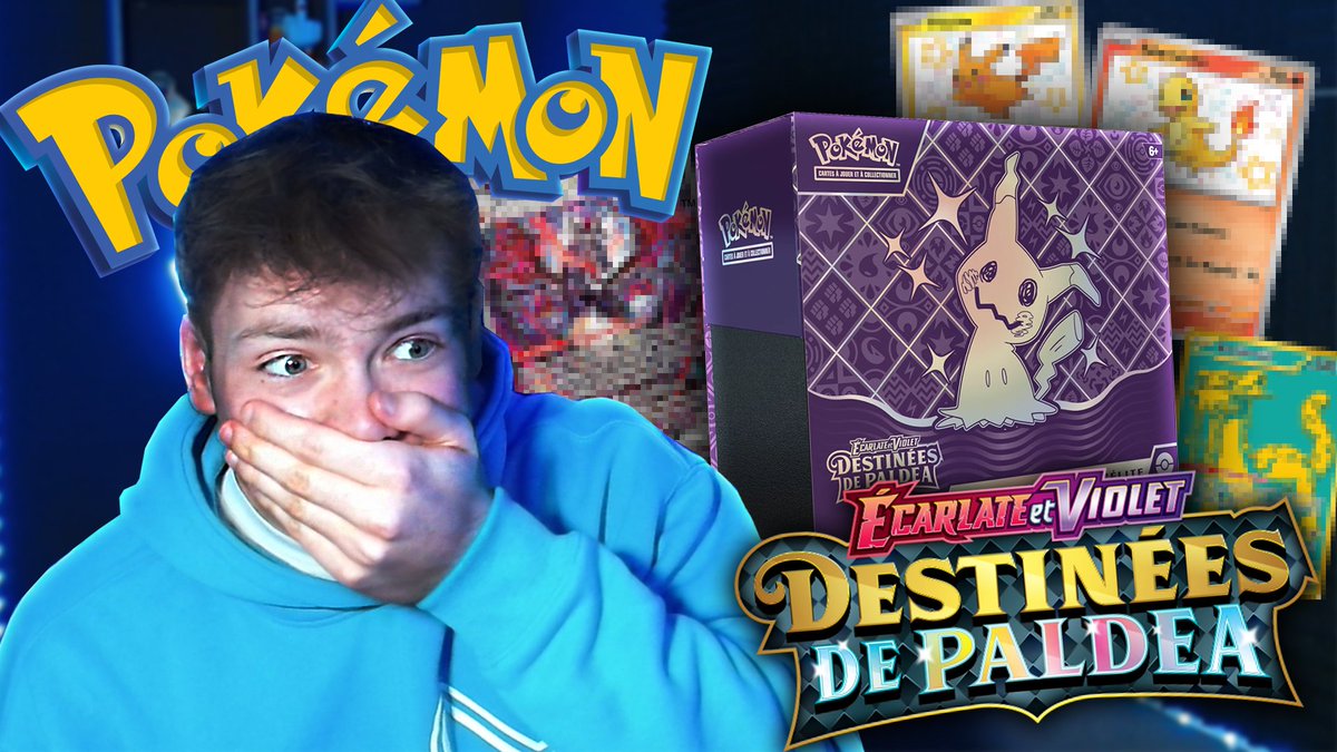 Nouvelle vidéo où j'ouvre des cartes pokémon ! youtube.com/watch?v=MfAk3m…